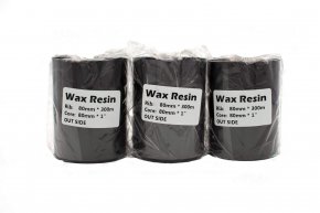 Риббон G200 WAX/RESIN Black 80 мм/300 м